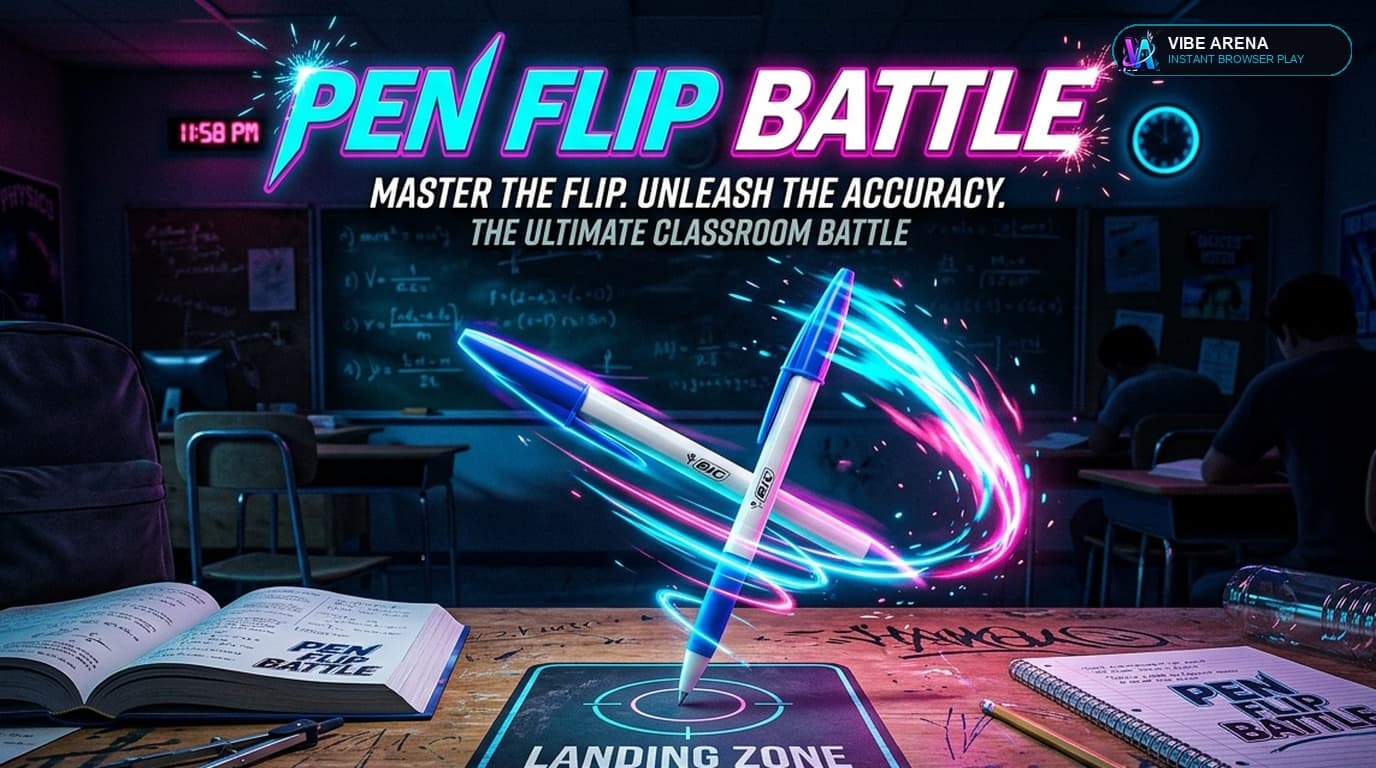Pen Flip Battle 🖊️
