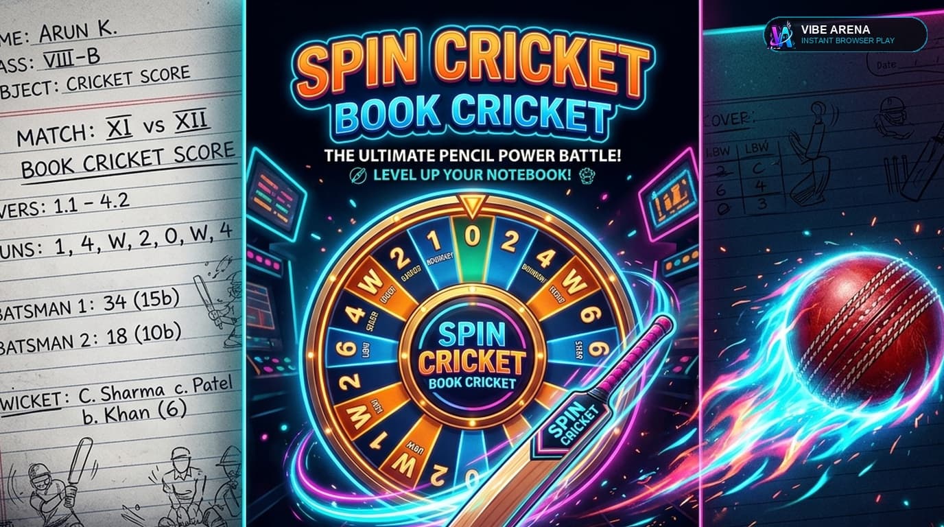 Spin Cricket (Book Cricket) 🏏